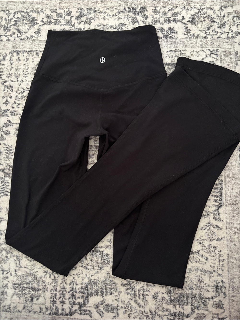 Lululemon Black High-Rise Mini Flare Leggings